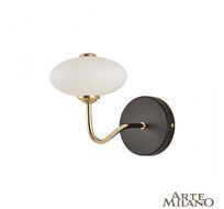 Настенный светильник Arte Milano Neapolis 273908/1B BK/GD