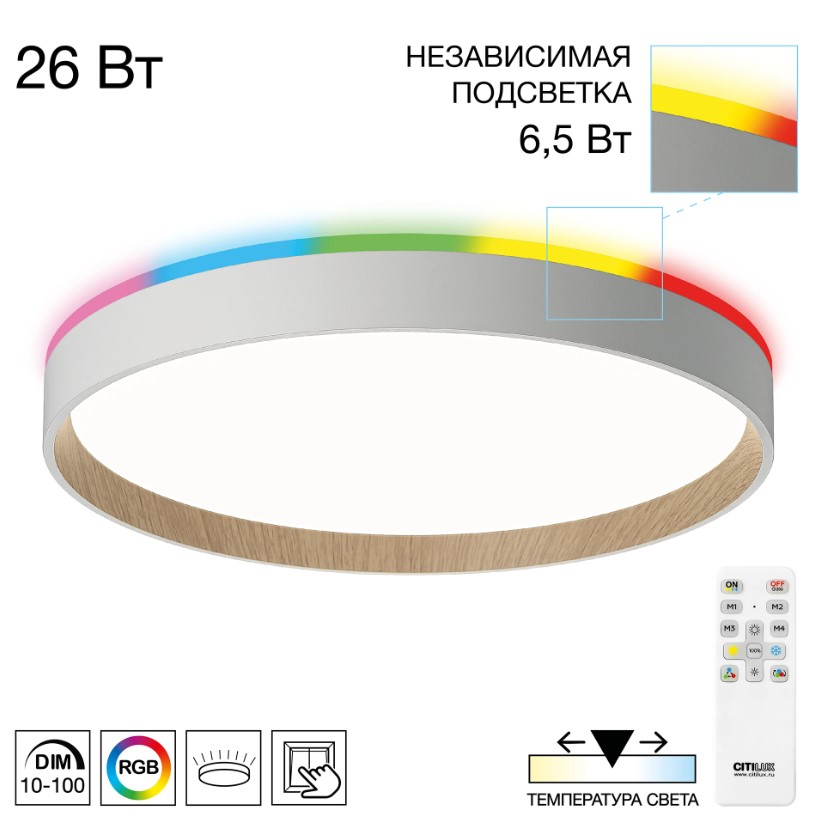 Потолочный светильник Citilux Etalon CL750320R