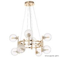 Подвесная люстра Crystal Lux LUXURY LUXURY SP8 GOLD_CR