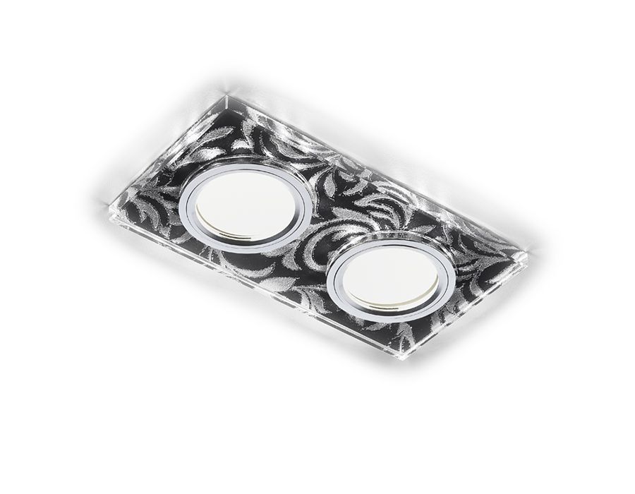 

Встраиваемые светильники Ambrella light, S234/2 BK/CH/WH