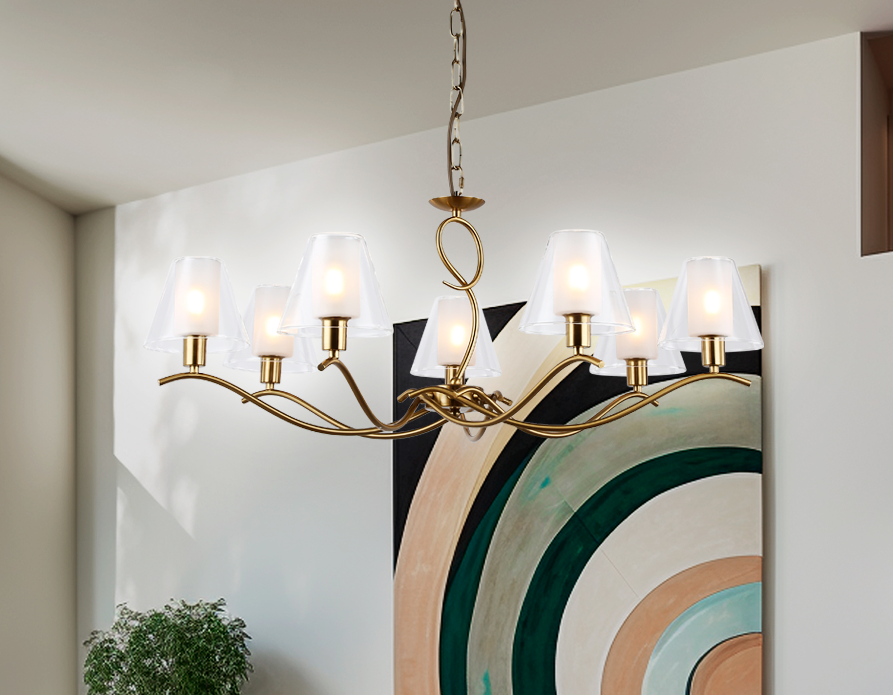 Подвесная люстра Ambrella Light HIGH LIGHT Modern LH57093_AMB