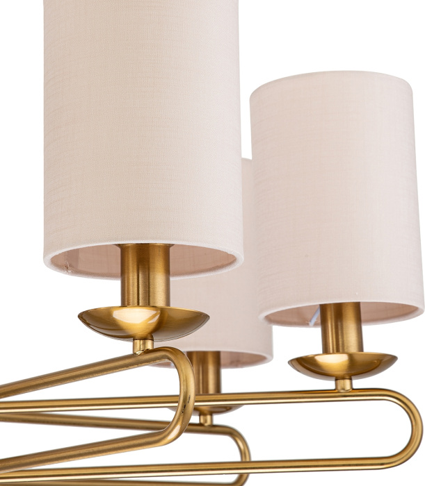 Потолочная люстра на штанге 10166/7PL E14*40W Escada 10166/7PL Brass_ESC