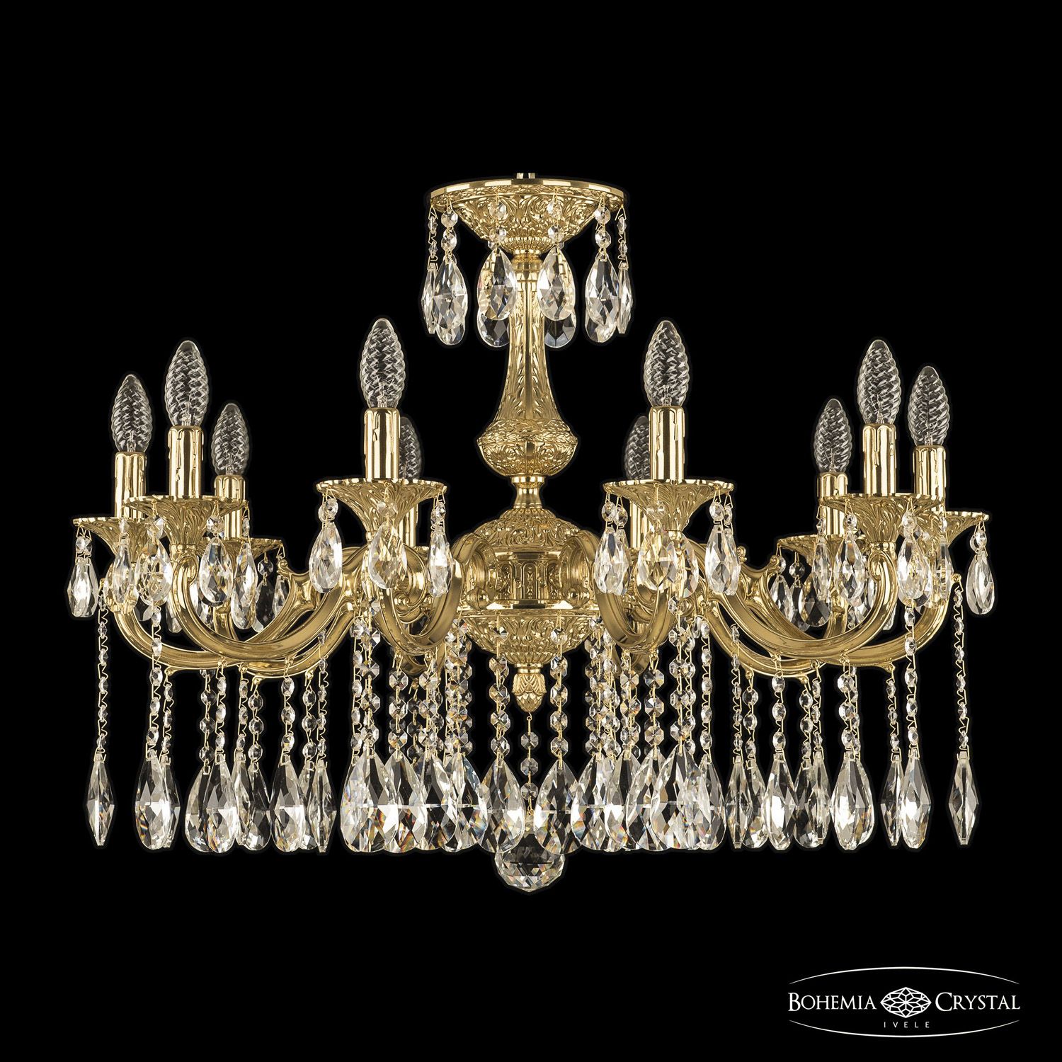 

Хрустальная люстра Bohemia Ivele 72101/10/250 A G, 72101/10/250 A G