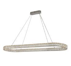 Подвесная люстра Newport KRISTA 8580/140 C oval chrome_NP