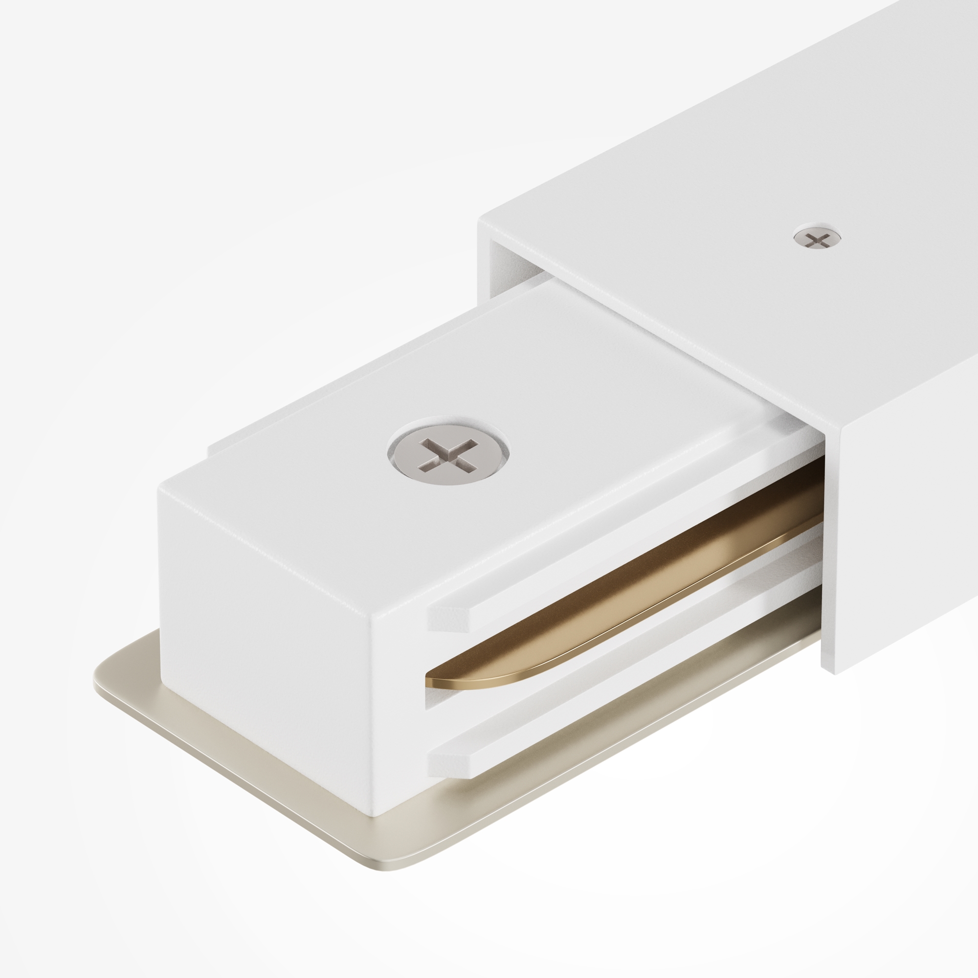 Прямой коннектор питания с вводом питания Maytoni Unity TRA001CB-11W_MY