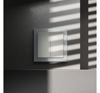 Перекрестный переключатель встраиваемый VOLTUM S70 двухклавишный 10А VLS020505