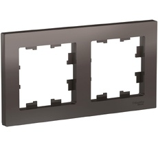 Рамка на 2 поста (мокко) Systeme Electric ATN000602