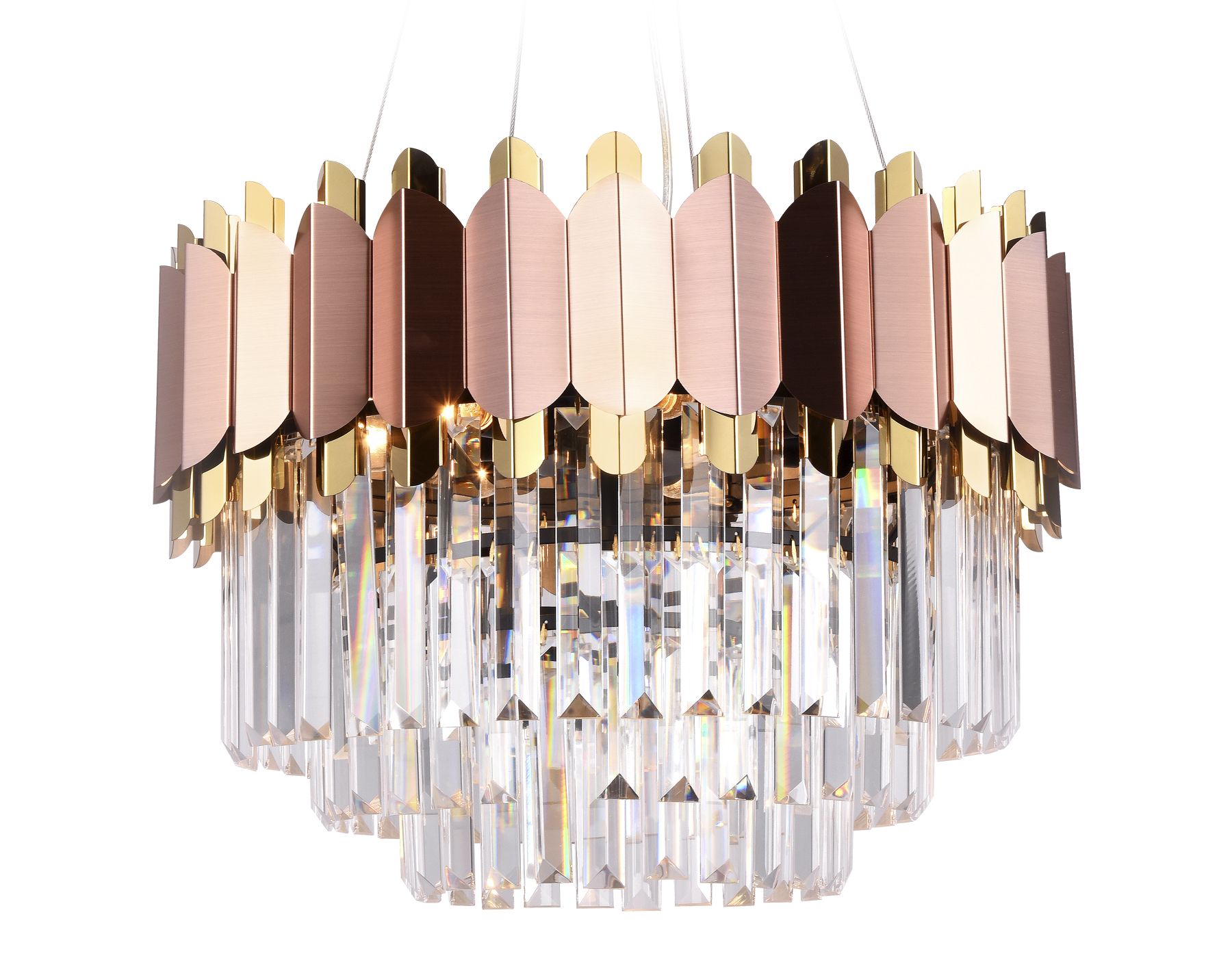 Подвесная люстра Ambrella light с хрусталем TR TR5290_AMB