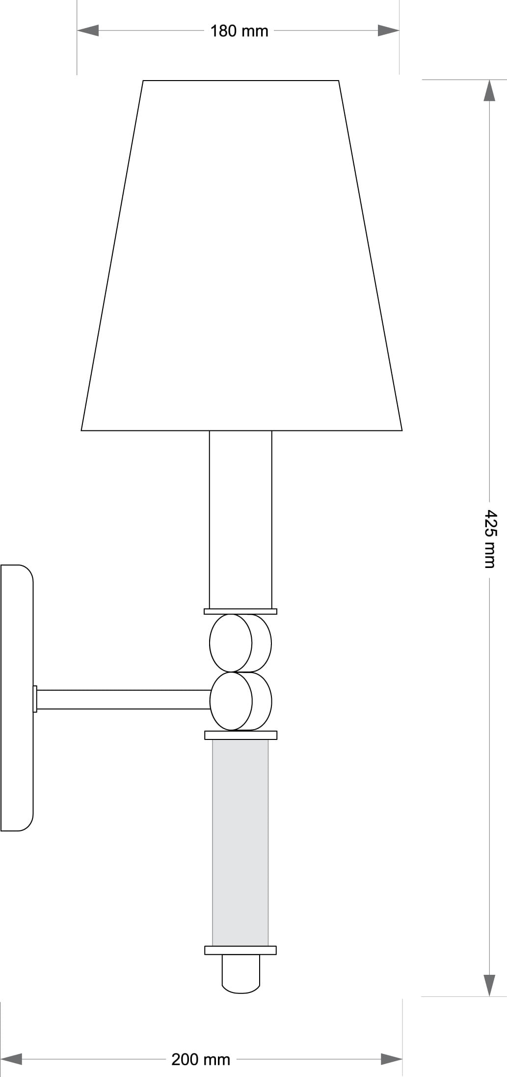 Бра Kutek Tamara TAM-K-1(P/A)