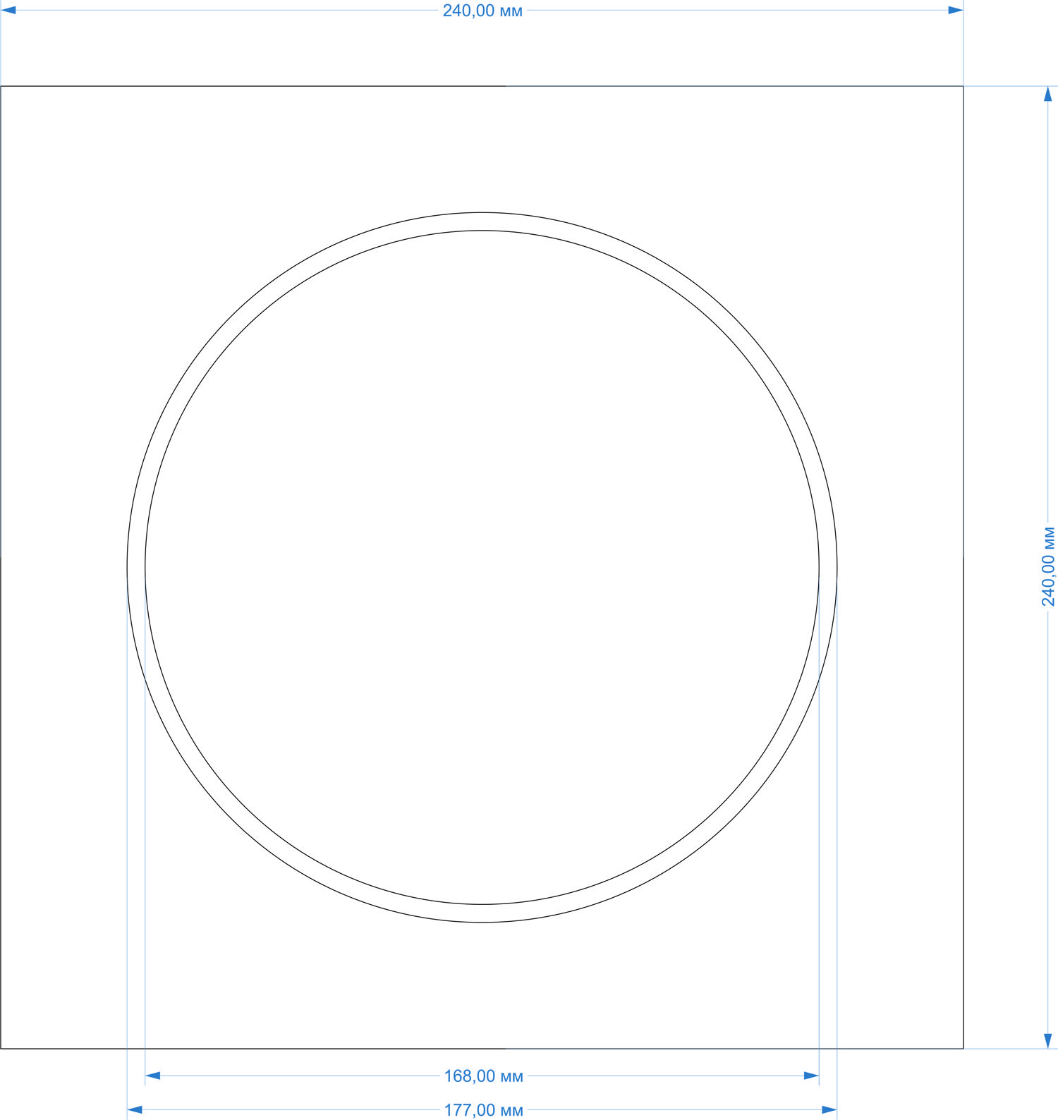 Платформа для установки светильников WL-BQ-20 MP-BQ-20-240 DesignLed 00-00022870_SW
