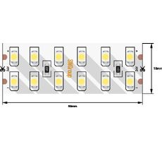 Лента со скотчем 3М светодиодная стандарт 3528, 240 LED/м, 19,2 Вт/м, 24В, IP20, Цвет: Холодный белый 00-00009249_SW