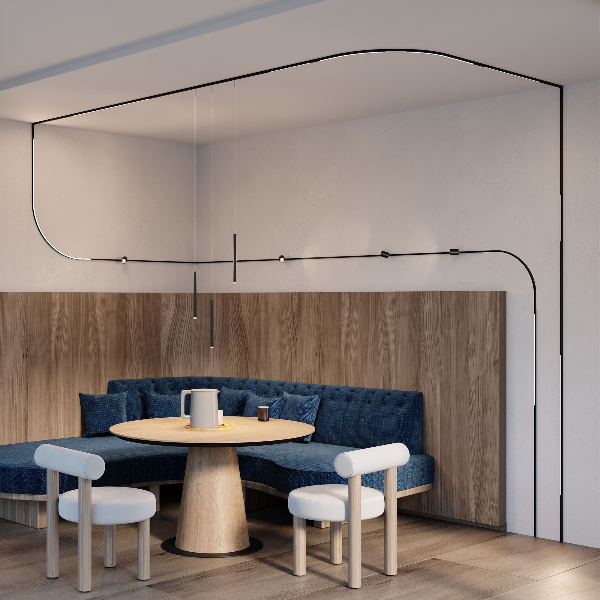 Трековый светильник Maytoni Basis TR190-1-5W3K-B_MY