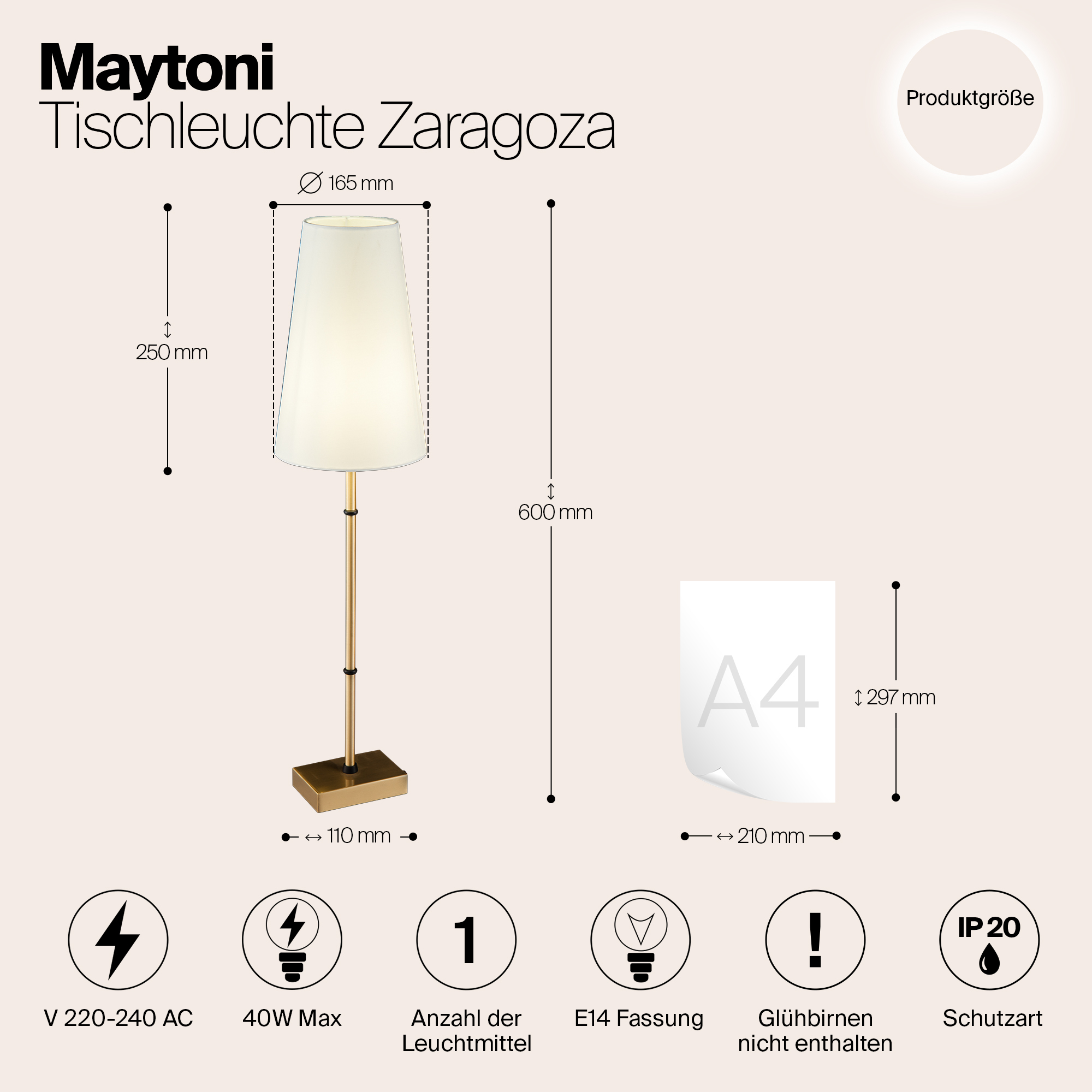 Потолочная люстра Maytoni Zaragoza H001CL-05BS_MY