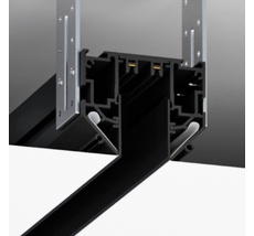 Шинопровод однофазный&nbsp;для натяжных потолков ПВХ 220В,&nbsp;2м,&nbsp;Черный Imex IL.0050.3000-2-BK_IM