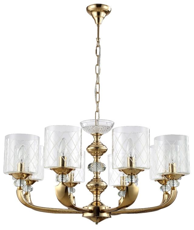 

Подвесная люстра Crystallux GRACIA GRACIA SP8 GOLD, GRACIA SP8 GOLD