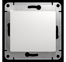 Выключатель встраиваемый одноклавишный (белый) Systeme Electric GSL000161