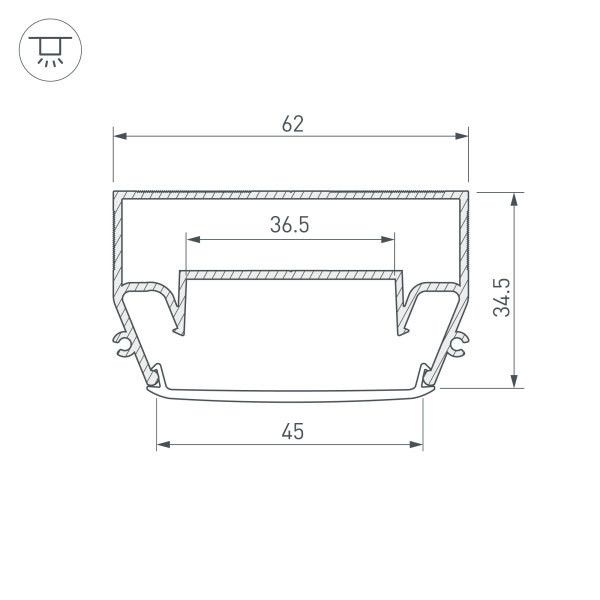 Профиль Arlight STRETCH 040700_ARL