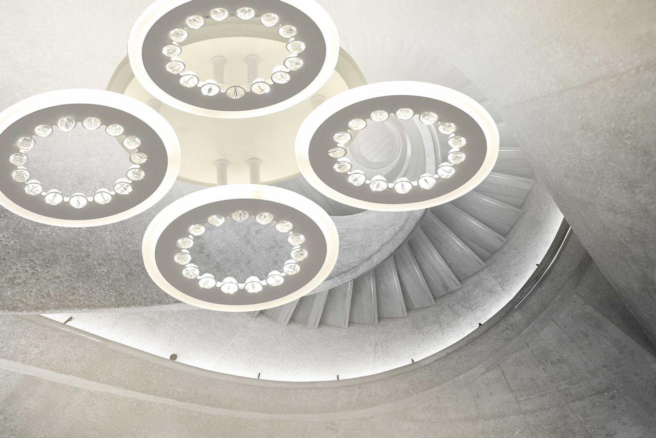 Потолочная люстра De Markt Мадлен 424013505_MW