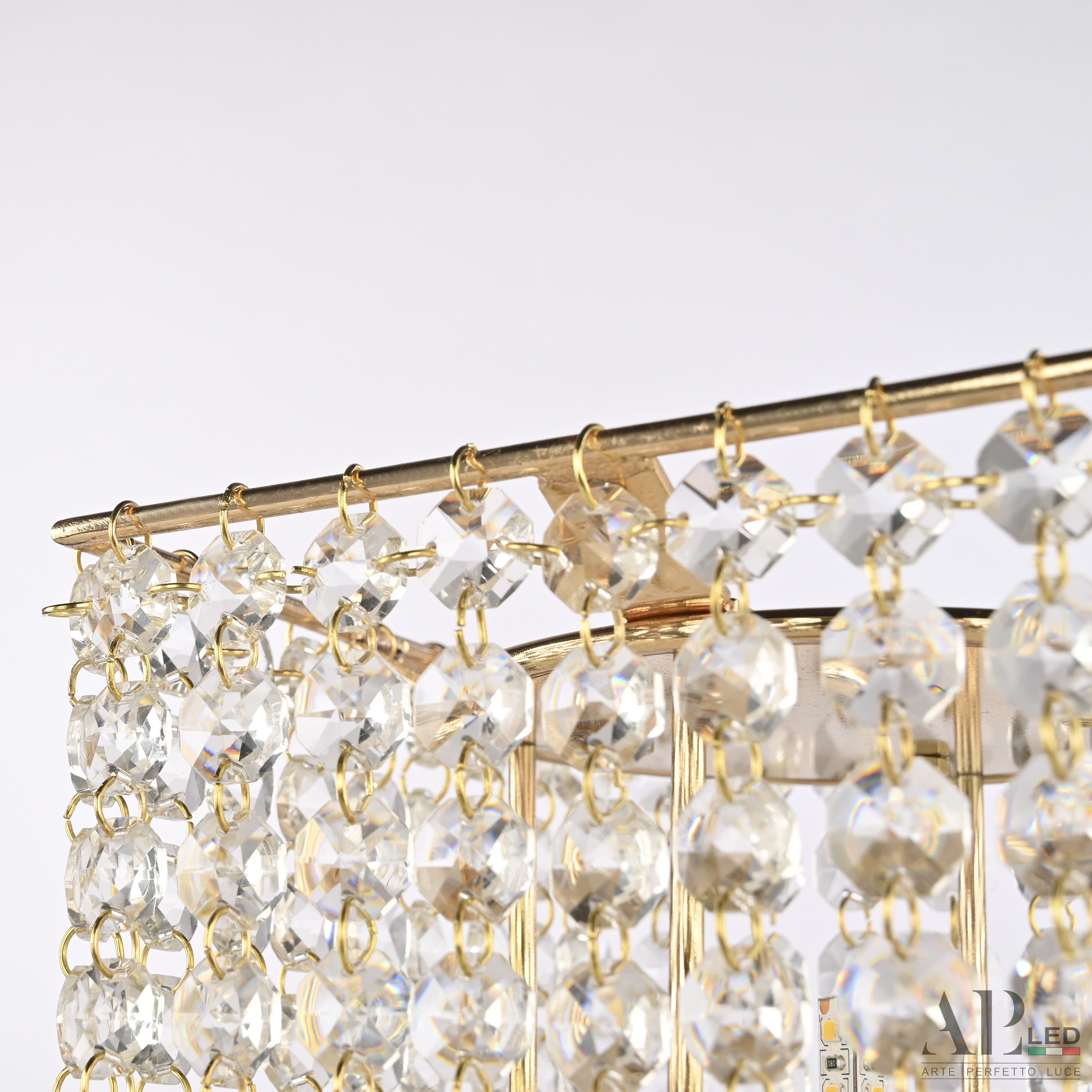 Настольная лампа APL LED Rimini S500.L4.15-38.A.3000.Gold_BI