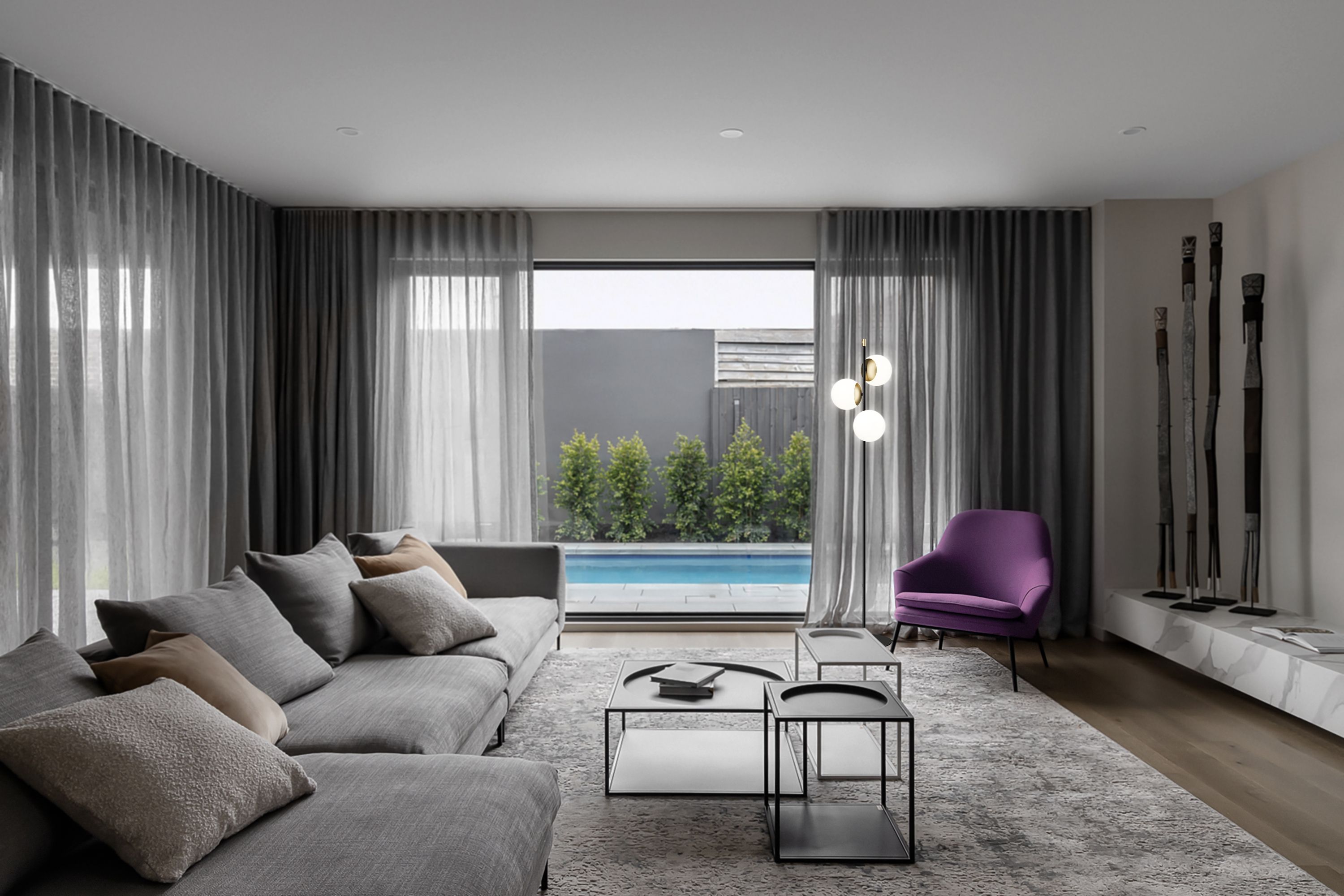 Торшер Maytoni MOD048FL-03G_MY