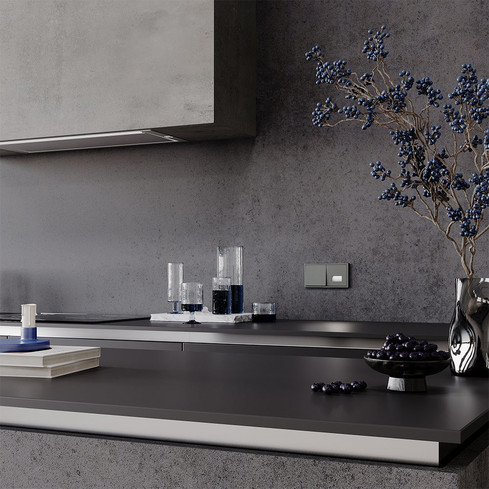 Выключатель встраиваемый VOLTUM S70 одноклавишный 10А VLS010106