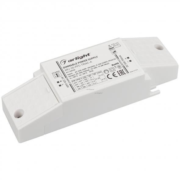 Блок питания ARJ-20-PFC-TRIAC-A (20W, 500-700mA) 028186_ARL