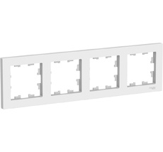 Рамка на 4 поста (белый) Systeme Electric ATN000104