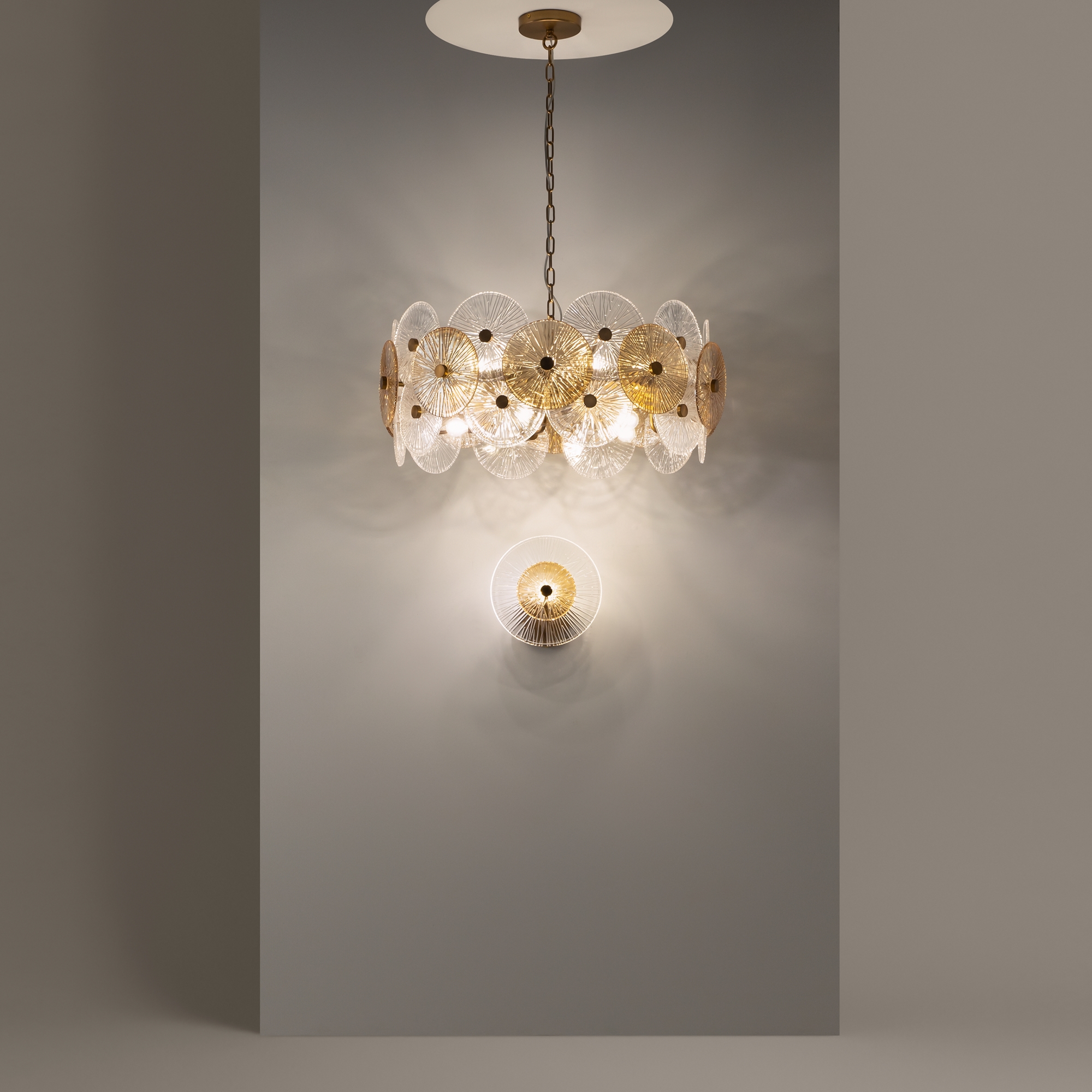 Подвесная люстра Maytoni Aster MOD007PL-10G_MY