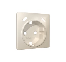 Лицевая панель ALFA для электрической розетки с/з со шторками 2USB C+C QUANT Ambrella Volt AP3105_AMB