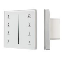 Встраиваемая сенсорная панель Arlight SMART-P34-DIM-IN White (230V, 0-10V, Sens, 2.4G) 027111_ARL