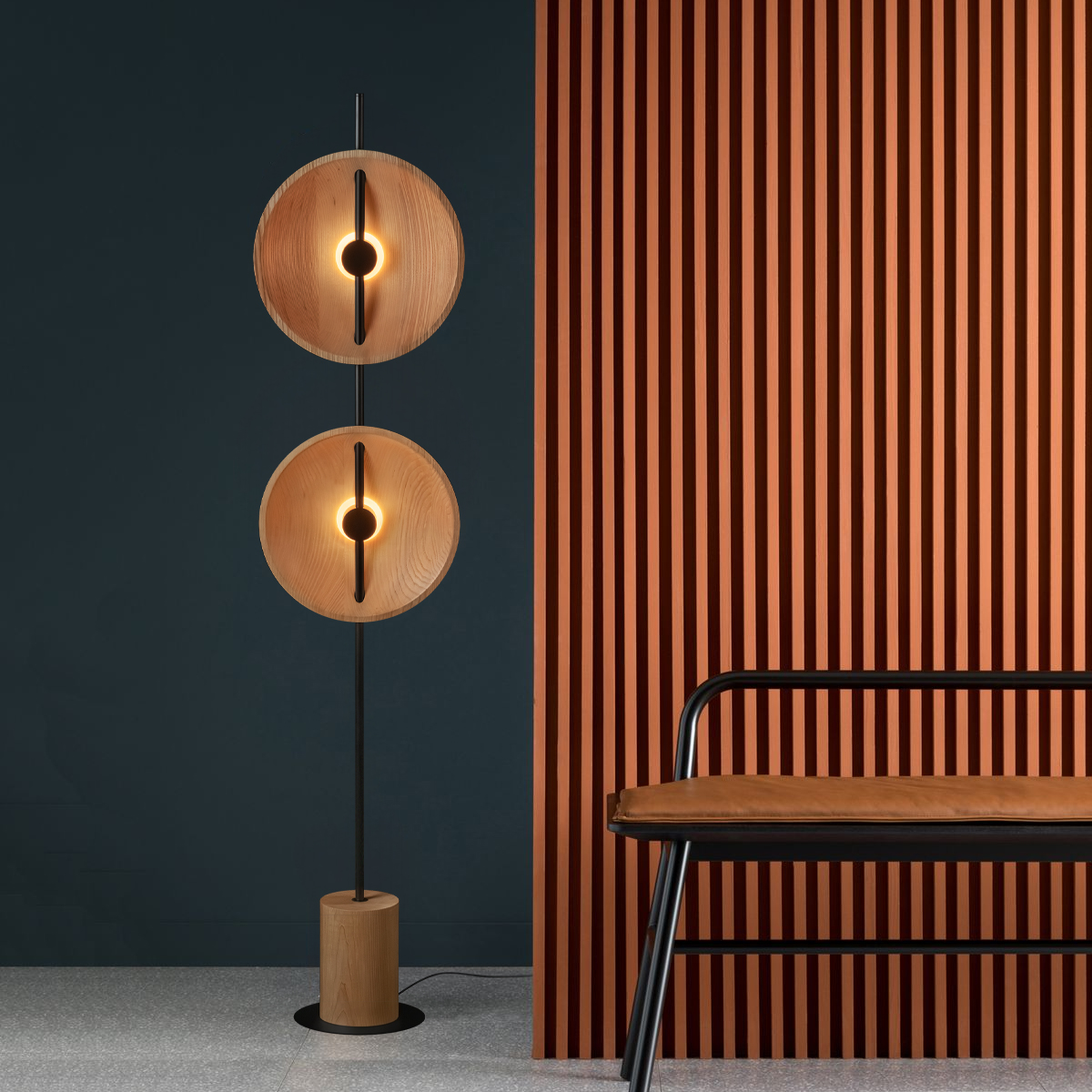 Торшер LOFT IT Wood 10451F_LF