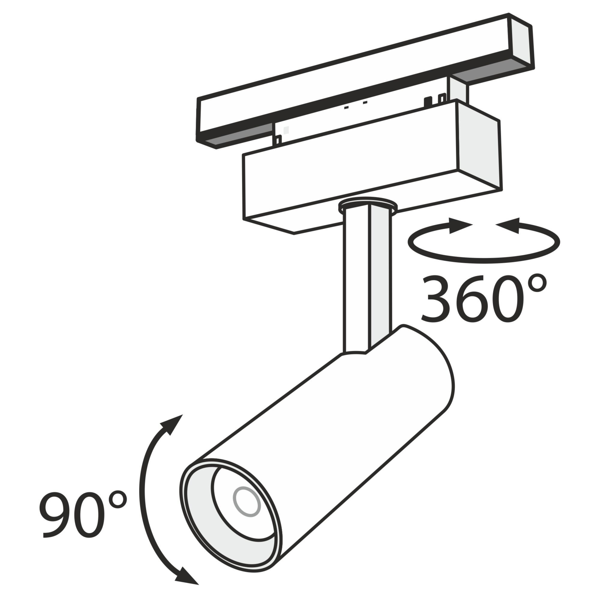 Трековый светильник Maytoni Track lamps TR019-2-10W4K-B_MY