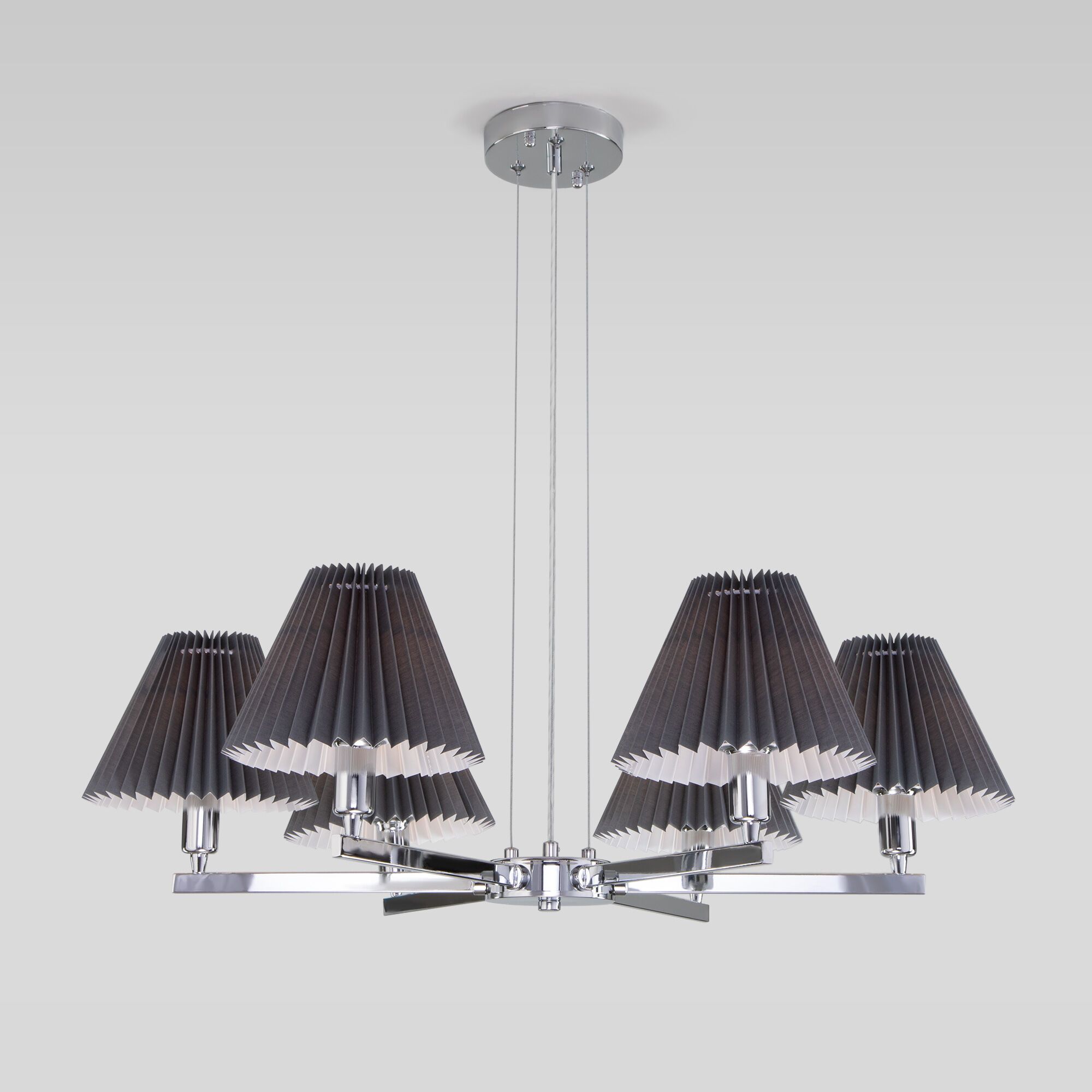 Подвесная люстра Eurosvet с декоративными абажурами Peony a059041_EU