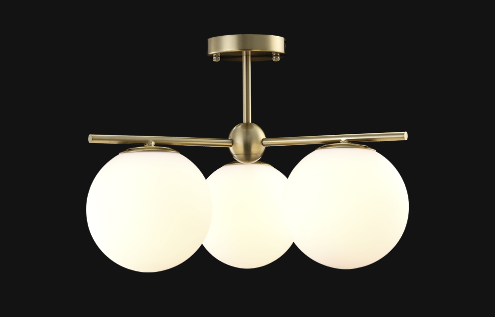 Потолочная люстра Crystallux Crystal Lux FELIZ FELIZ SP-PL3 BRONZE/WHITE_CR