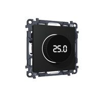 Комплект механизма терморегулятора с цифровым дисплеем с подсветкой и датчиком для теплого пола ALFA QUANT (AP8058, VM1385) Ambrella Volt MA805810_AMB