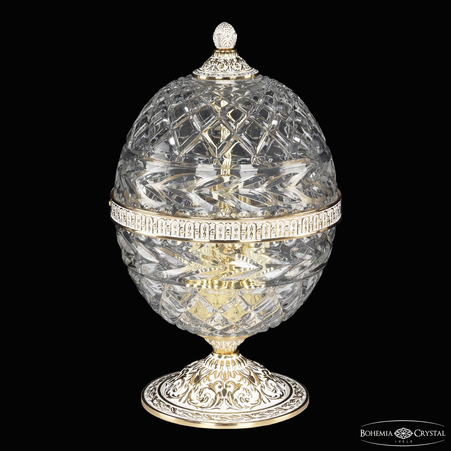 

Настольная лампа Bohemia Ivele Crystal 5680L/20 GW Clear/M-1F, 5680L/20 GW Clear/M-1F