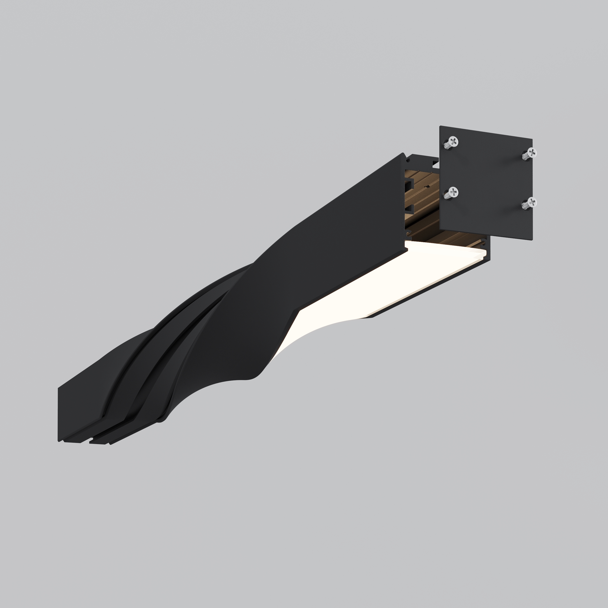 Радиусный профиль Twist Maytoni ALM-3535R-B-T-180°-0.5M_MY