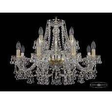 Хрустальная люстра Bohemia Ivele 1409/8+4/240 G_BI