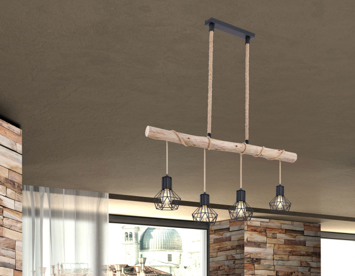 Подвесной светильник Globo Priska 54017-4HH_GL