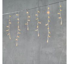 Гирлянда LTC Бахрома с Колпачком 4,9 x 0,5 м Жёлтая 220В, 189 LED PIL189CAP-10-2Y