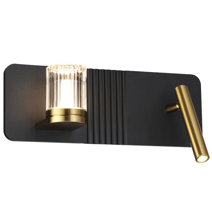 Настенный светильник светодиодный (14032/2W Black) Indigo V000202L