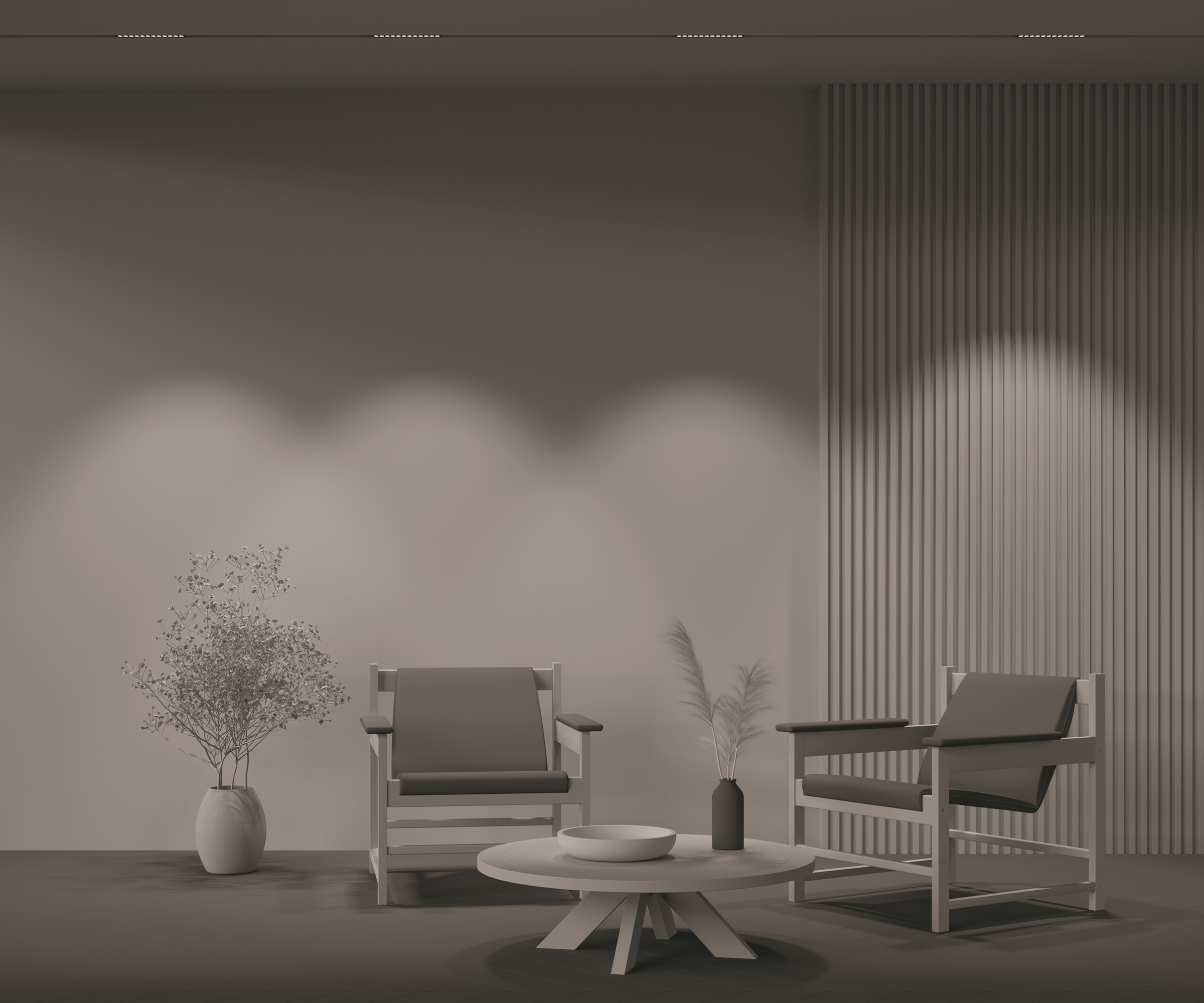 Трековый светильник Maytoni Points TR031-4-12W3K-S-DS-B_MY