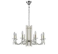 Подвесная люстра Crystallux AURELIO AURELIO SP8 GOLD+CHROME/TRANSPARENT_CR