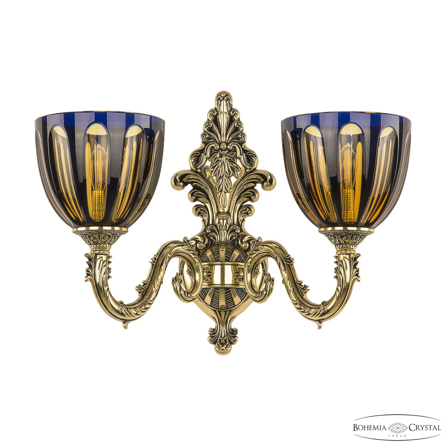 

Бра Bohemia Ivele Crystal Florence 7101B14/2/175 GB P1 U Amber-Blue/H-1H, 7101B14/2/175 GB P1 U Amber-Blue/H-1H
