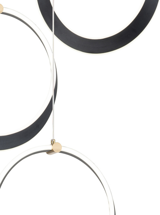 Подвесной светильник с пультом управления LED (14014/3P Black) Indigo V000072L