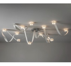 Потолочная люстра белый/хром Kink Light 08462-12,01(02)_KL