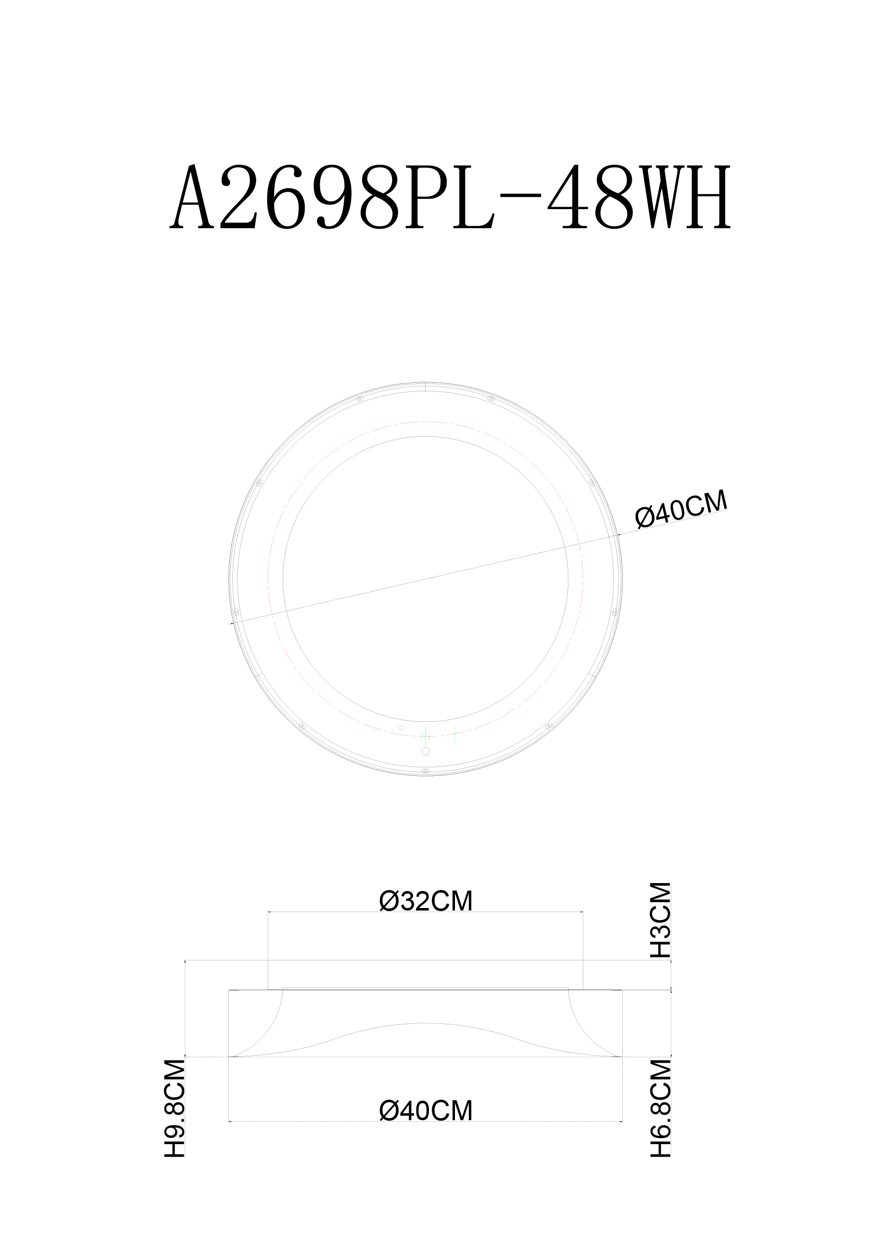 Потолочный светильник Arte Lamp SUALOCIN A2698PL-48WH
