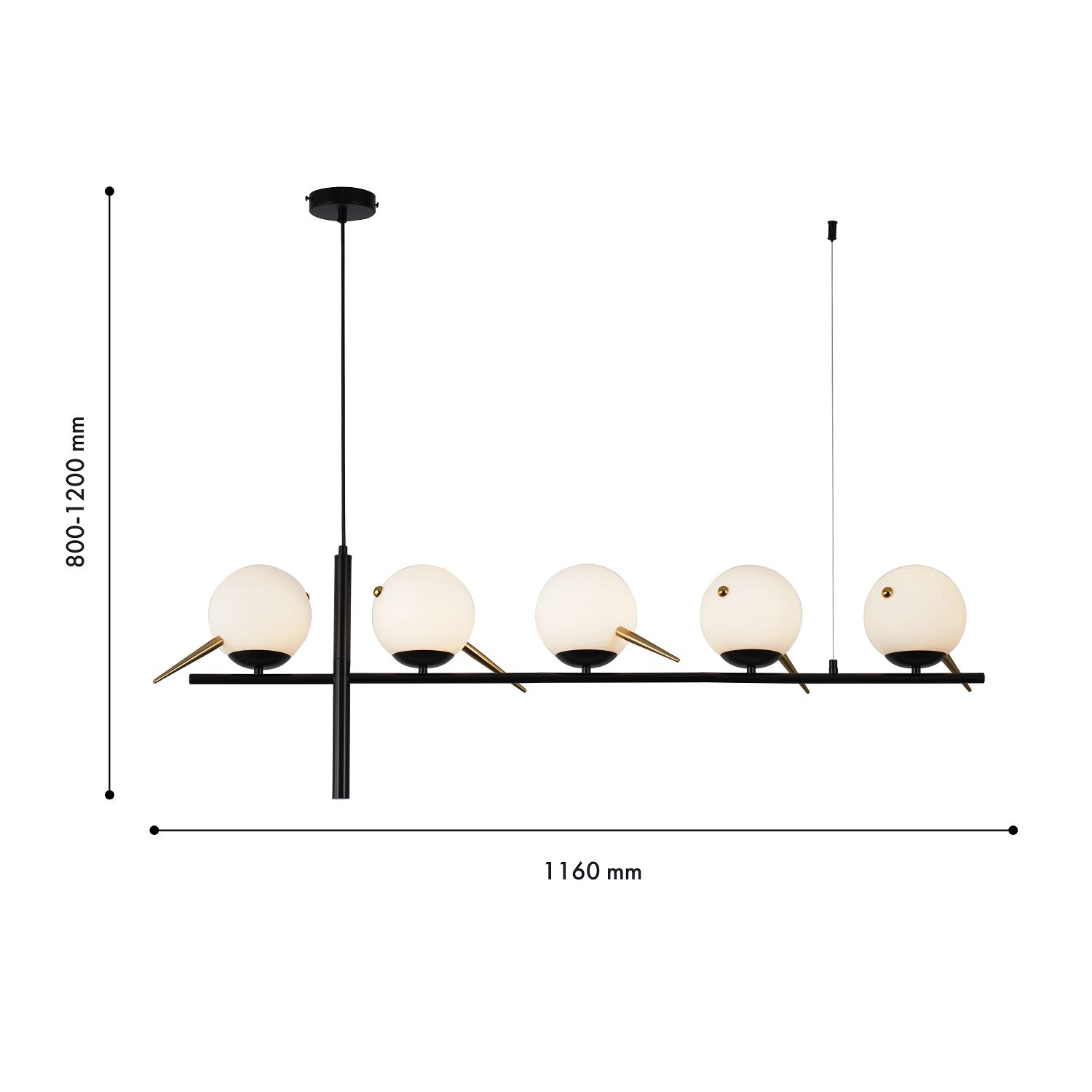Подвесная люстра Favourite Tior 4106-5P
