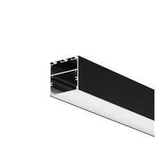Алюминиевый профиль накладной-подвесной 50x50 (Черный, 2 м), ALM-5050T-B-2M Maytoni 633008_MY