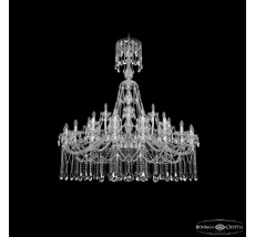 Хрустальная люстра Bohemia Ivele Crystal 1413/20+10+5/530/XL-160 Ni_BI